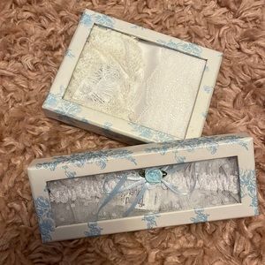 Bridal thong + mask set, with bonus garter